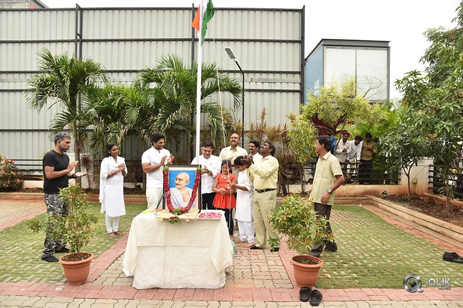 Geetha-Arts-Office-Flag-Hoisting-Pics
